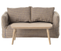 Preview: Maileg Couchtisch Holz vor der Couch (separat erhältlich)