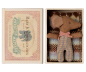 Preview: Maileg sleepy/wakey Baby Maus Mädchen in Streichholzschachtel