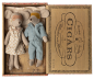 Preview: Maileg Mama und Papa Maus in der Zigarrenbox