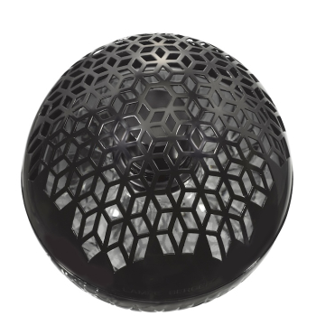 Preview: Lampe Berger Luka schwarz oben