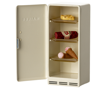 Maileg Maus  Kühlschrank mit Lebensmitteln (inkludiert)