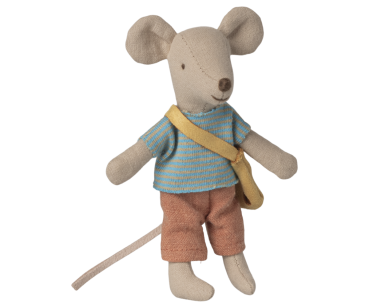 Maileg kleiner Bruder Maus mit Tasche