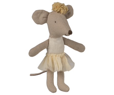 Maileg Maus kleine Schwester Ballerina cremeweiß