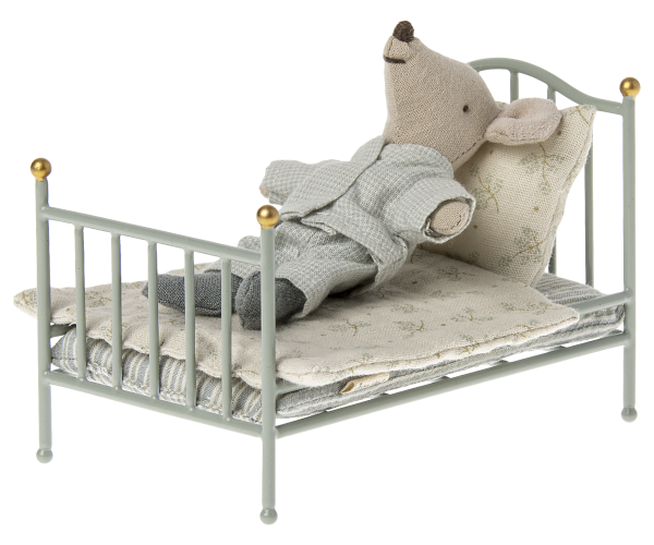 Maileg Vintage Bett mit Maus (nicht enthalten)