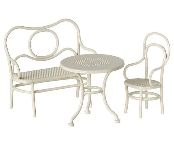 Sitzgruppe Maileg Maus Metall