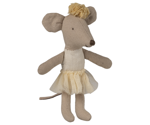 Maileg Maus kleine Schwester Ballerina cremeweiß